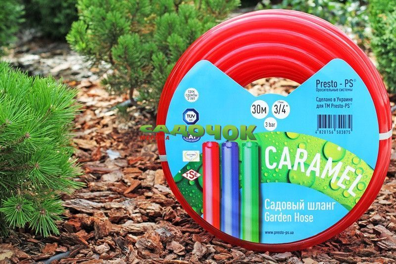 Шланг Presto-PS Caramel (красный) 3/4, 20 м (SE-3/4 20) SE-3/4 20 фото