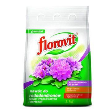 Флоровіт 1 кг, добриво для рододендронів і вересових рослин, мінеральне, гранульоване, для рясного цвітіння та інтенсивного росту 209652 фото