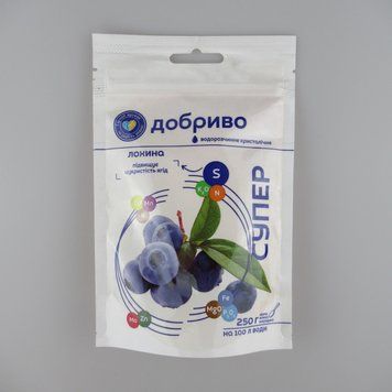 Супер Добриво "Лохина" (водорозчинне, кристалічне) 250&nbsp;г 235527 фото