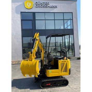 Міні екскаватор Gunter Grossmann GG1050 гусеничний 1000 кг з поворотною стрілою, двигун Koop 192F Euro 5, регульована колія 930&ndash;1130 мм GG1050 фото