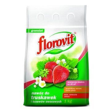 Флоровіт 1 кг, добриво для полуниці та ягідних кущів, мінеральне, гранульоване, для рясного плодоношення та покращення смаку ягід 211100 фото