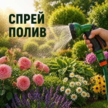 Спрей полив