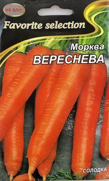 Морква ВЕРЕСНЕВА 20г "НК ЕЛІТ" 072936 фото