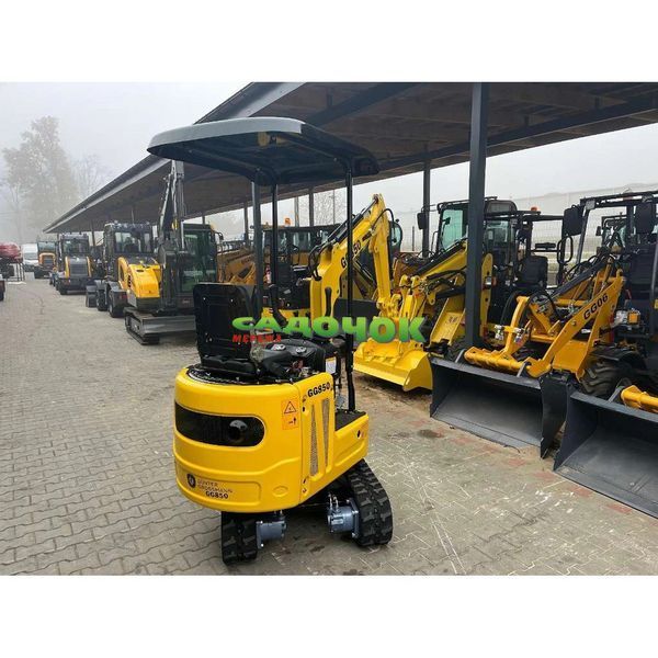 Міні екскаватор Gunter Grossmann GG850 гусеничний 900 кг, двигун Kubota D722 16 к.с., поворот 360&deg;, для будівельних та земляних робіт GG850 фото