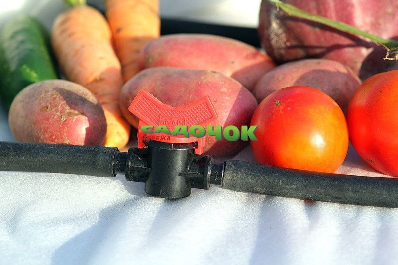 Кран шаровой проходной Presto-PS для трубки 16 мм, в упаковке - 50 шт (MV-0116) MV-0116 фото