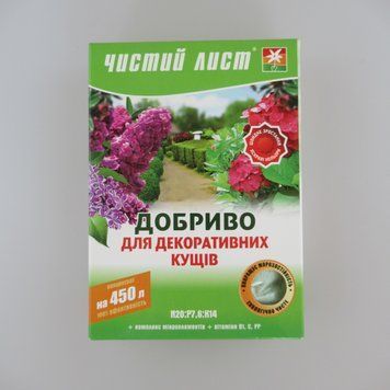 Чистий Лист 300 г для Декоратив. кущів /9шт./54шт. 226710 фото