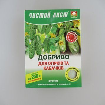 Чистий Лист 300 г для Огірків та Кабачків /9шт./54шт. 215548 фото