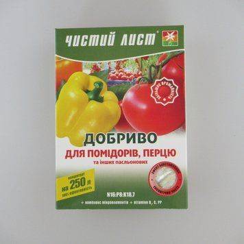 Чистий Лист 300 г для Помідор та Перцю /9шт./54шт. 215550 фото