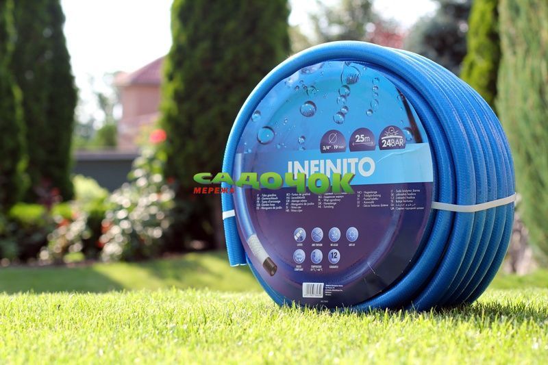 Шланг Tecnotubi Infinito садовий для поливу діаметр 3/4 дюйма, довжина 25 м (IN 3/4 25) IN 3/4 25 фото