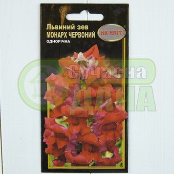 Львиний зев "Монарх червоний 8*15 /40-45см/одноріч/НК ЕЛІТ 073736 фото